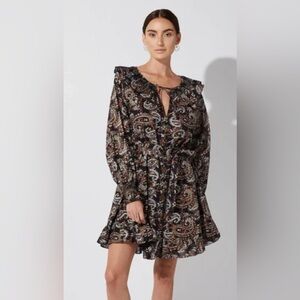 Cleobella Carly Blue NWT Paisley Dress